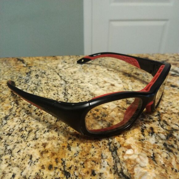 F8 Slam Rec Specs Liberty Sport Red & Black Protective Glasses 52 17 135 - Picture 3 of 11